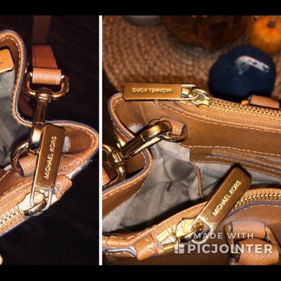 🎁Michael Kor beautiful style Sutton Mid Satchel Crossbody Purse - Picture 2 of 8